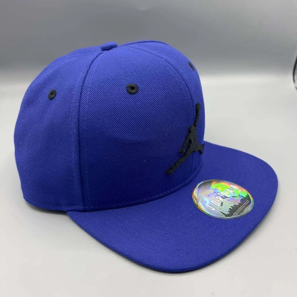 Air Jordan‎ Hat Men Blue Embroidered Logo Jumpman Snap Back Cap